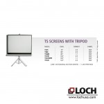 LOCH TS Screen with tripod | Models